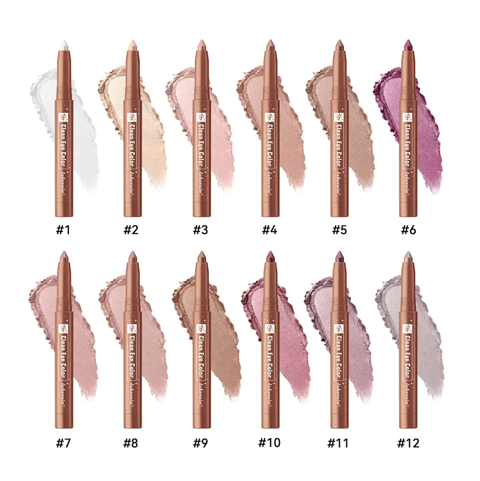 Creamy Eyeshadow Stick Long Lasting Shimmer Eye Color - 10
