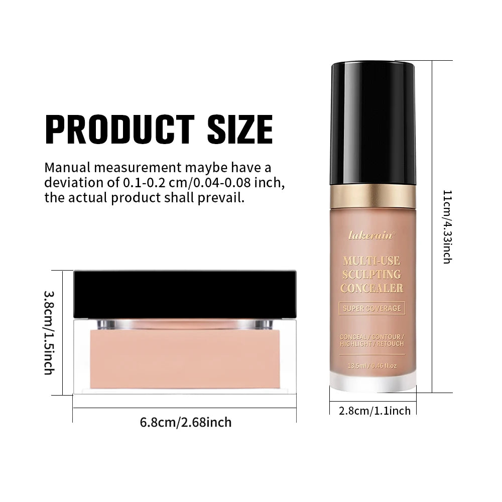 Concealer And Setting Powder Makeup Set