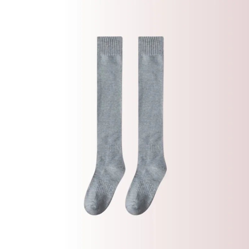 Polyester Elastane Knit Knee High Leg Warmers - 24