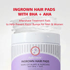 Ingrown Hair Treatment Cotton Pads for Razor Bumps and Exfoliation