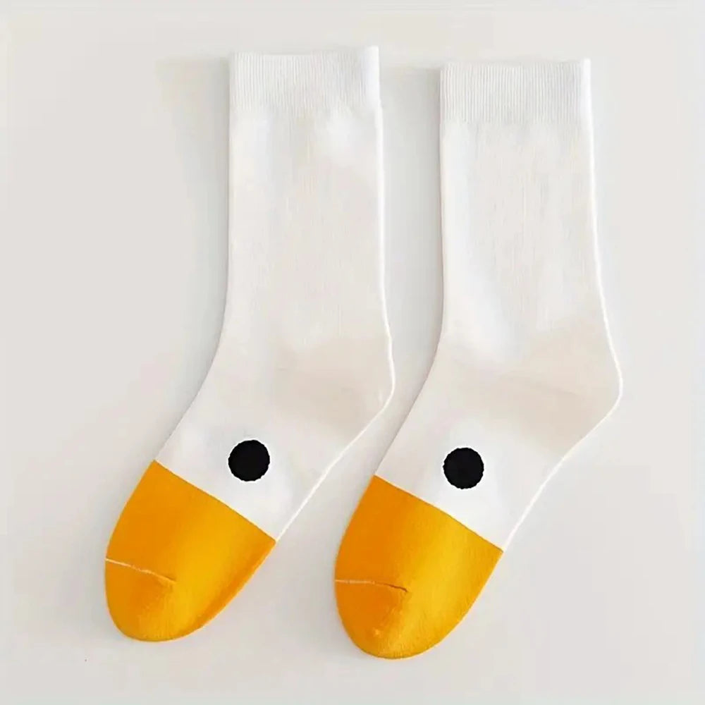 Polyester Spandex Cartoon Casual Socks - 15