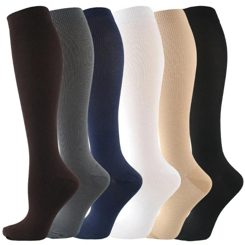 Nylon Polyester Elastane Knee High Compression Socks - 29