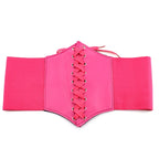 Synthetic Leather Waist Cincher Corset Belt