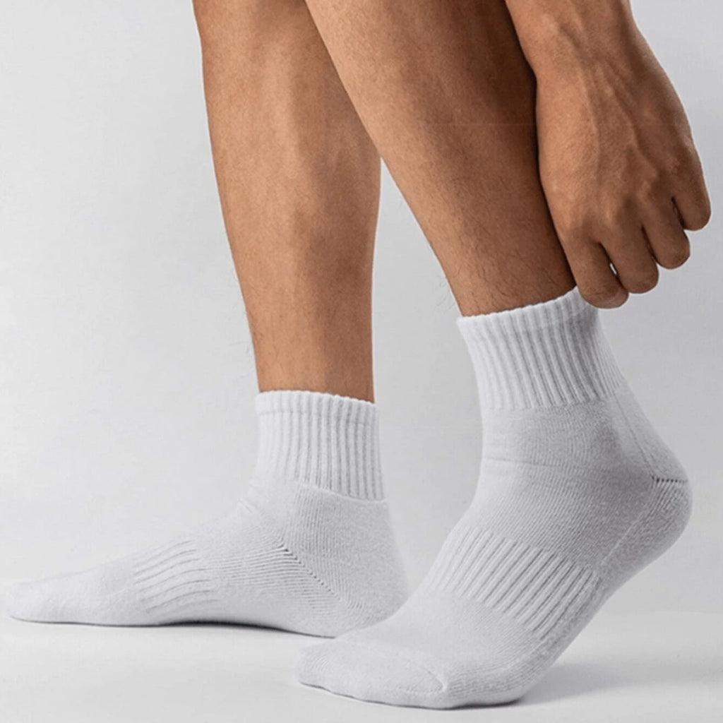 Polyester Elastane Blend Mid Calf Casual Socks for Women