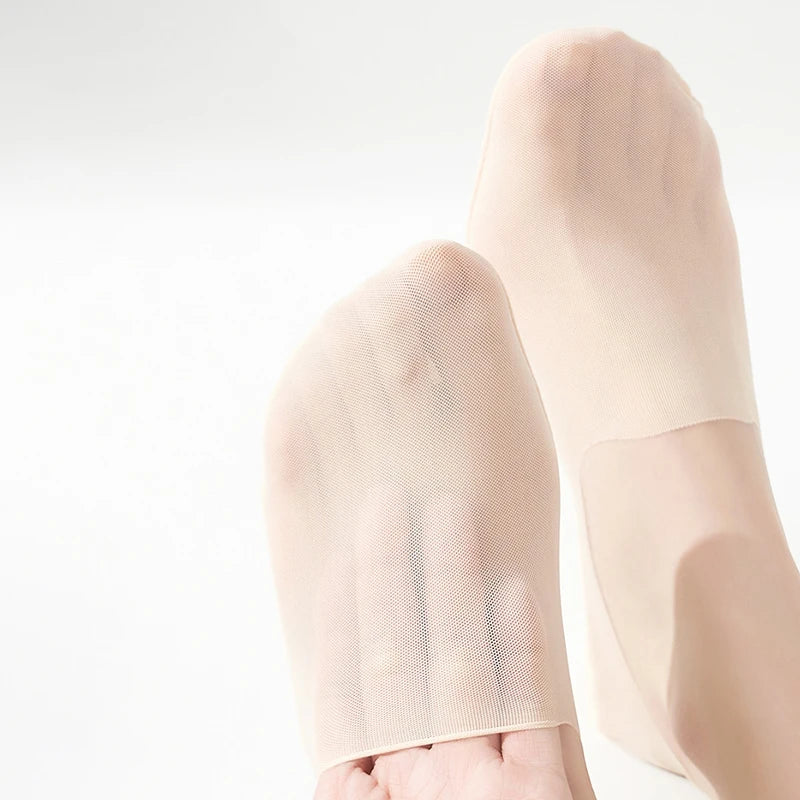 5 Pairs Women Cotton Invisible Low Cut No Show Socks