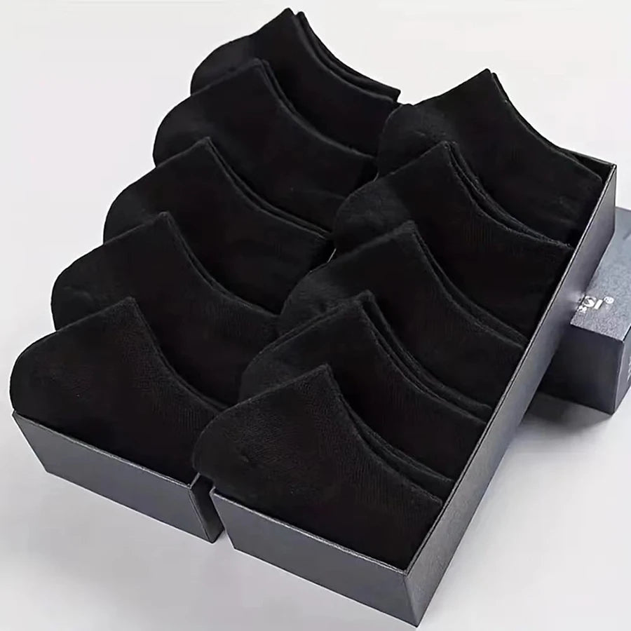 Mens Polyester Elastane Breathable No Show Ankle Socks - 14