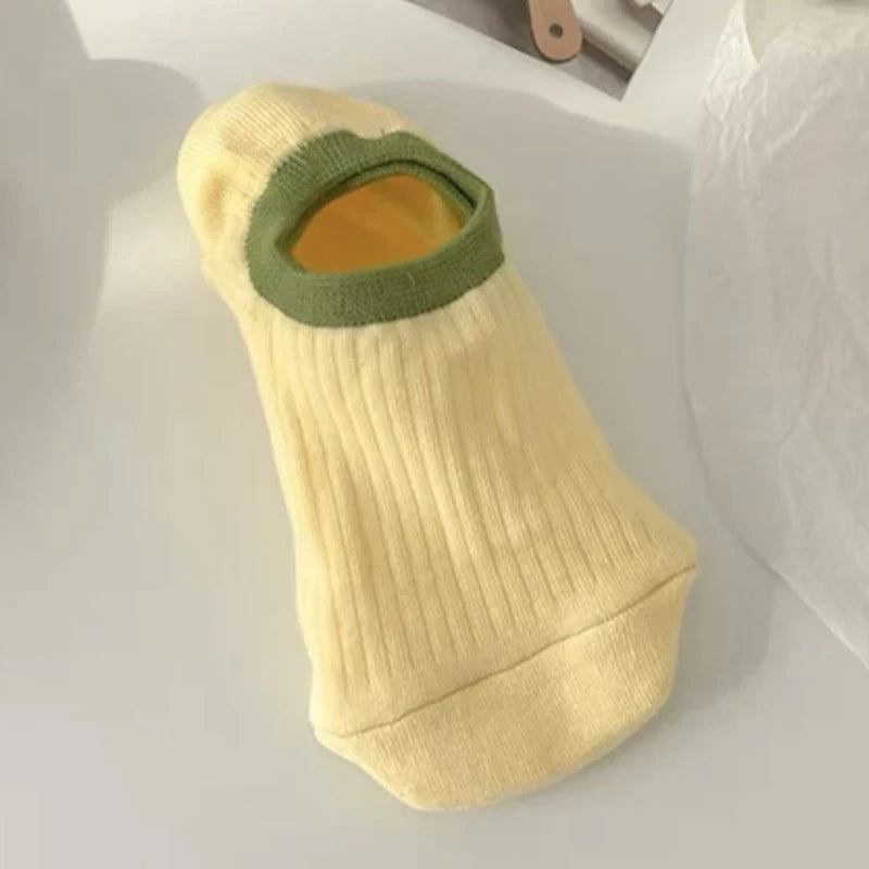 5 Pair Women Low Cut Nylon Ankle Socks