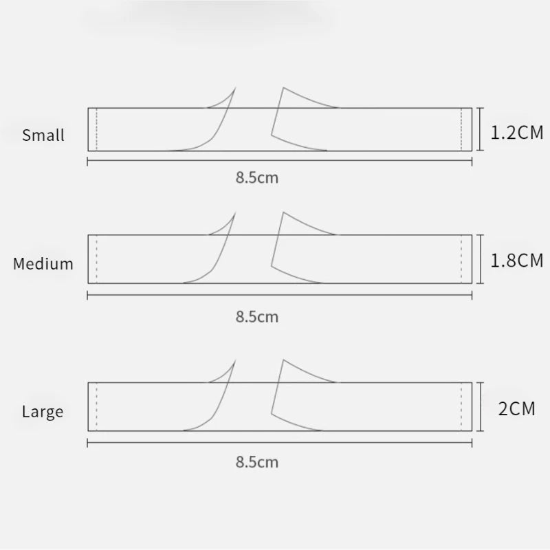 Silicone Double Sided Clothing Tape Adhesive Strips - 16