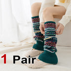 Polyester Bohemian Striped Leg Warmers