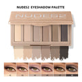 6 Color Matte Eyeshadow Powder Palette with Makeup Brushes