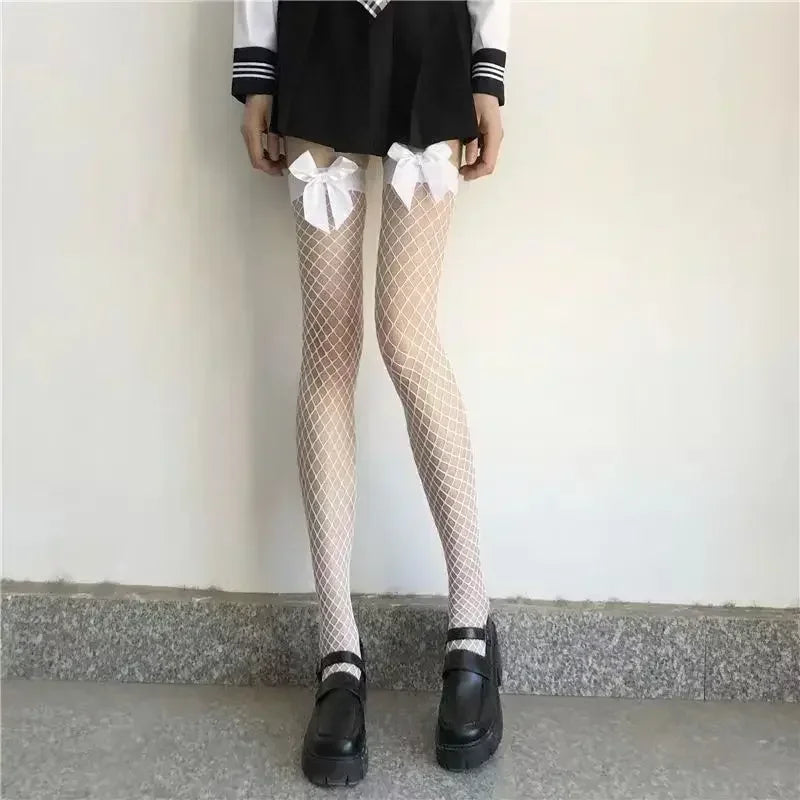 Nylon Thigh High Stockings For Women