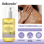Vanilla Scented Moisturizing Body Oil for Dry Skin Hydration