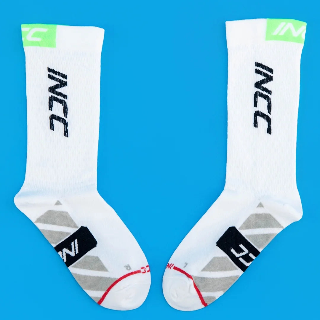 Polyester Nylon Elastane Athletic Cycling Knee High Socks - 5