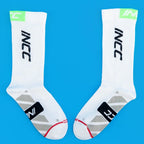 Polyester Nylon Elastane Athletic Cycling Knee High Socks