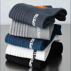 5 Pack Mens Polyester Blend Breathable Ankle Socks