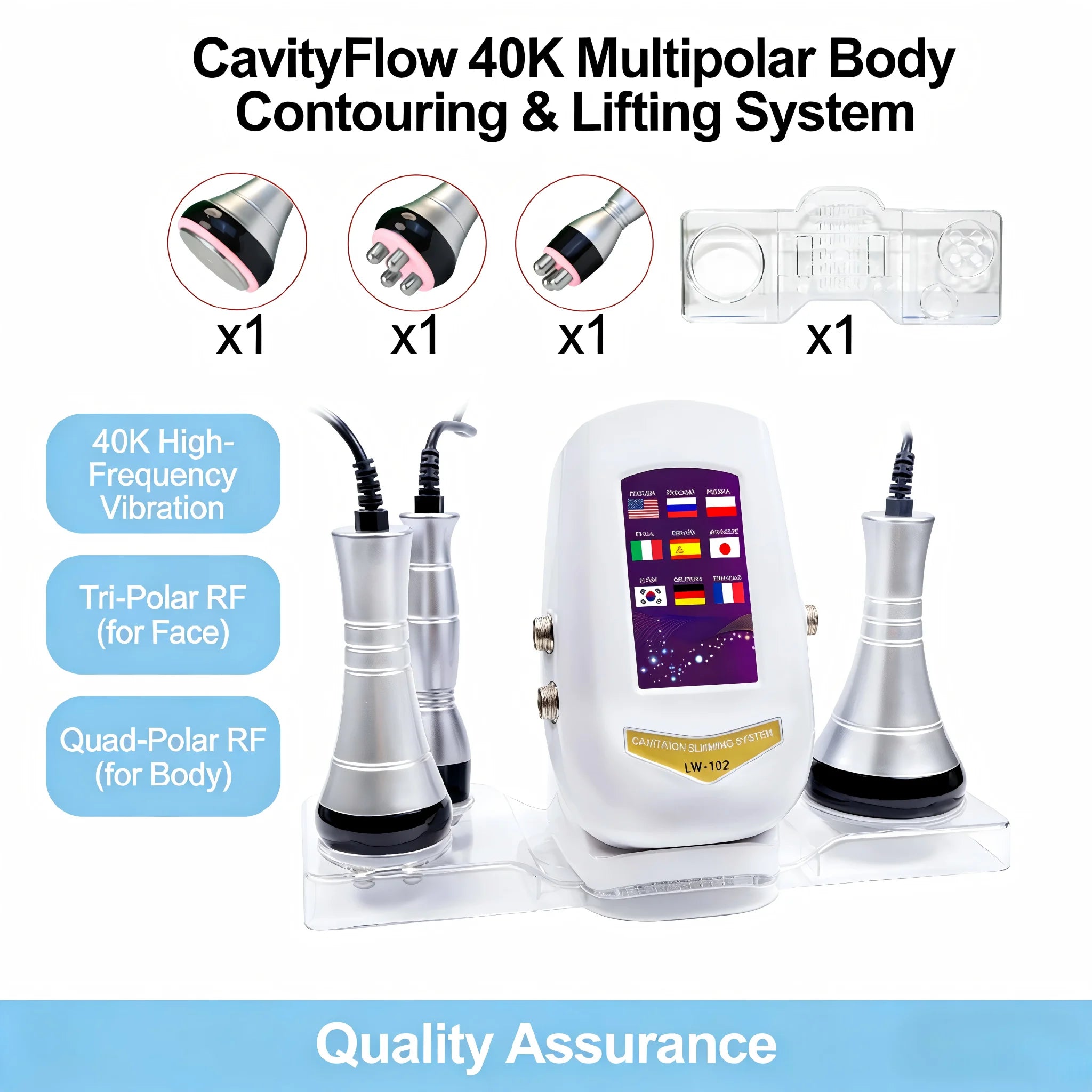 40K Ultrasonic Cavitation and Radio Frequency Body Slimming Machine - 1