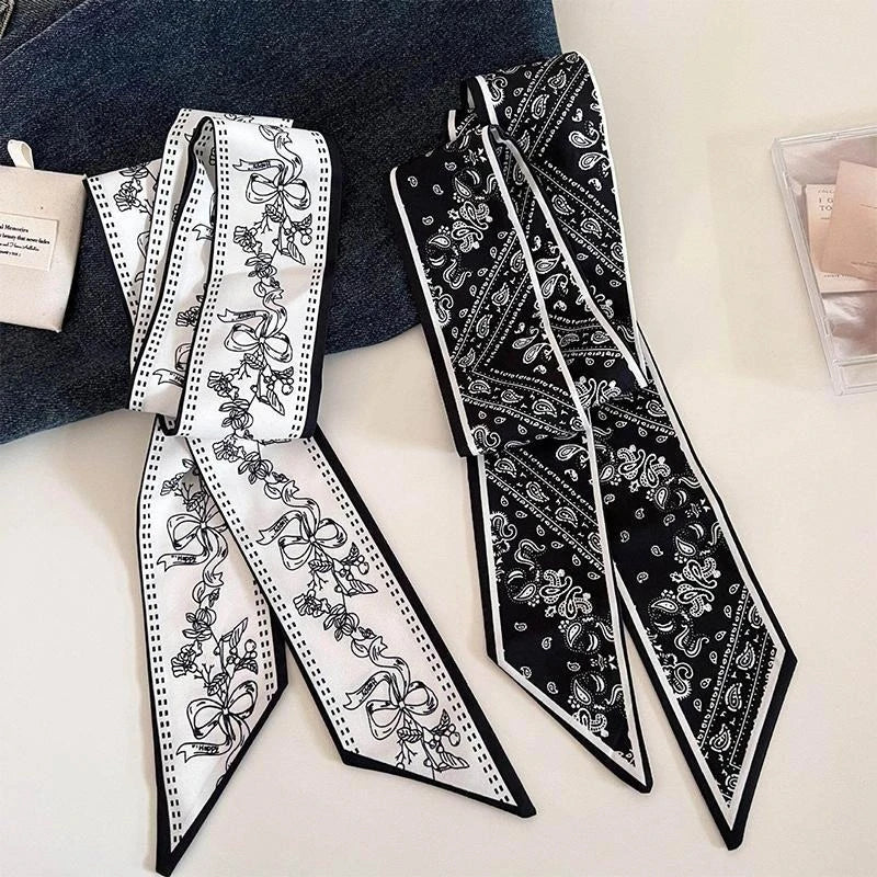 Polyester Printed Long Scarf Neck Accessory