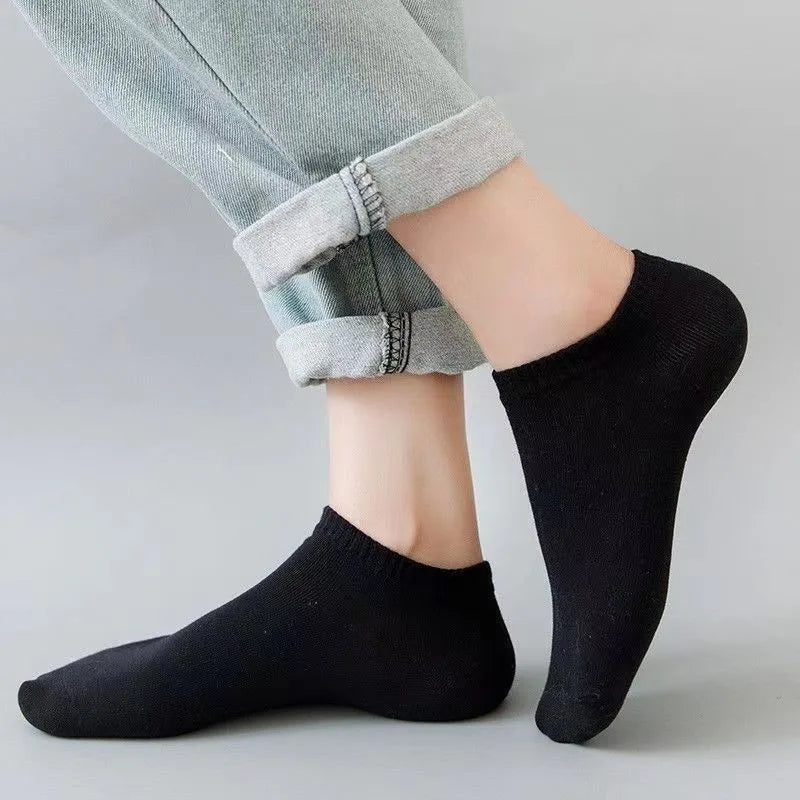 Polyester Nylon Ankle Socks Five Pack