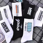 Polyester Elastane Casual Crew Socks