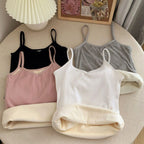 Nylon Knit Tank Top Sleeveless Thermal Vest