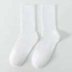 Polyester Elastane Blend Crew Socks 6 or 12 Pairs