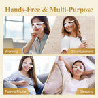3D LED Red Light Vibration Eye Massager for Fatigue Relief