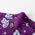 Cotton Blend Halloween Pattern Mid Calf Socks 3 Pair Set