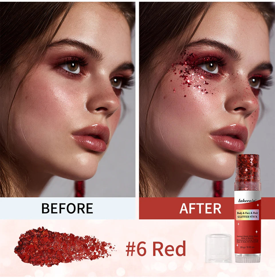 Glitter Balm Stick for Face and Body