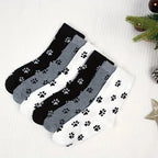 Polyester Elastane Cartoon Pattern Crew Socks for Women