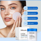 Pore Refining Toner Pads and Peptide Facial Serum Skin Care Set