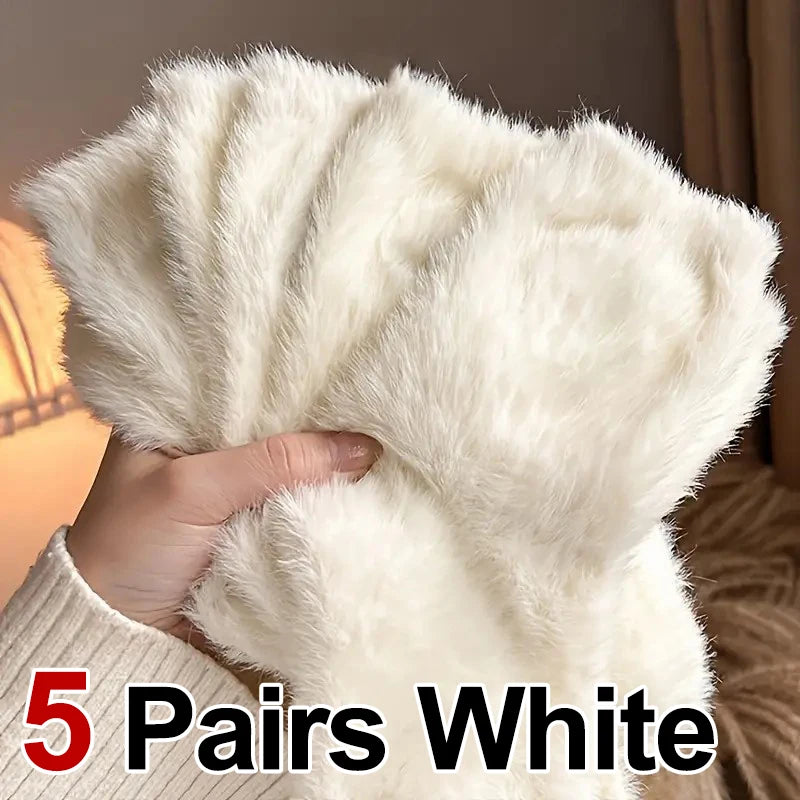 Polyester Elastane Plush Winter Socks