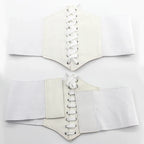 Synthetic Leather Waist Cincher Corset Belt