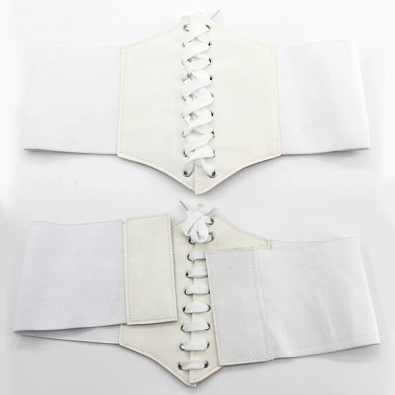 Synthetic Leather Waist Cincher Corset Belt