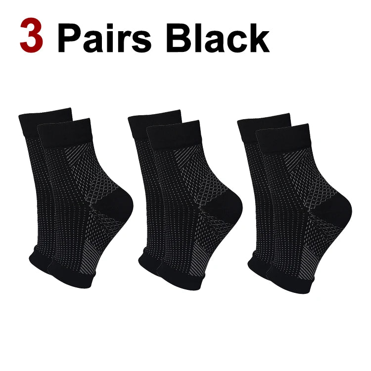 Nylon Spandex Ankle Compression Support Socks