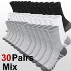 Polyester Spandex Breathable Athletic Crew Socks