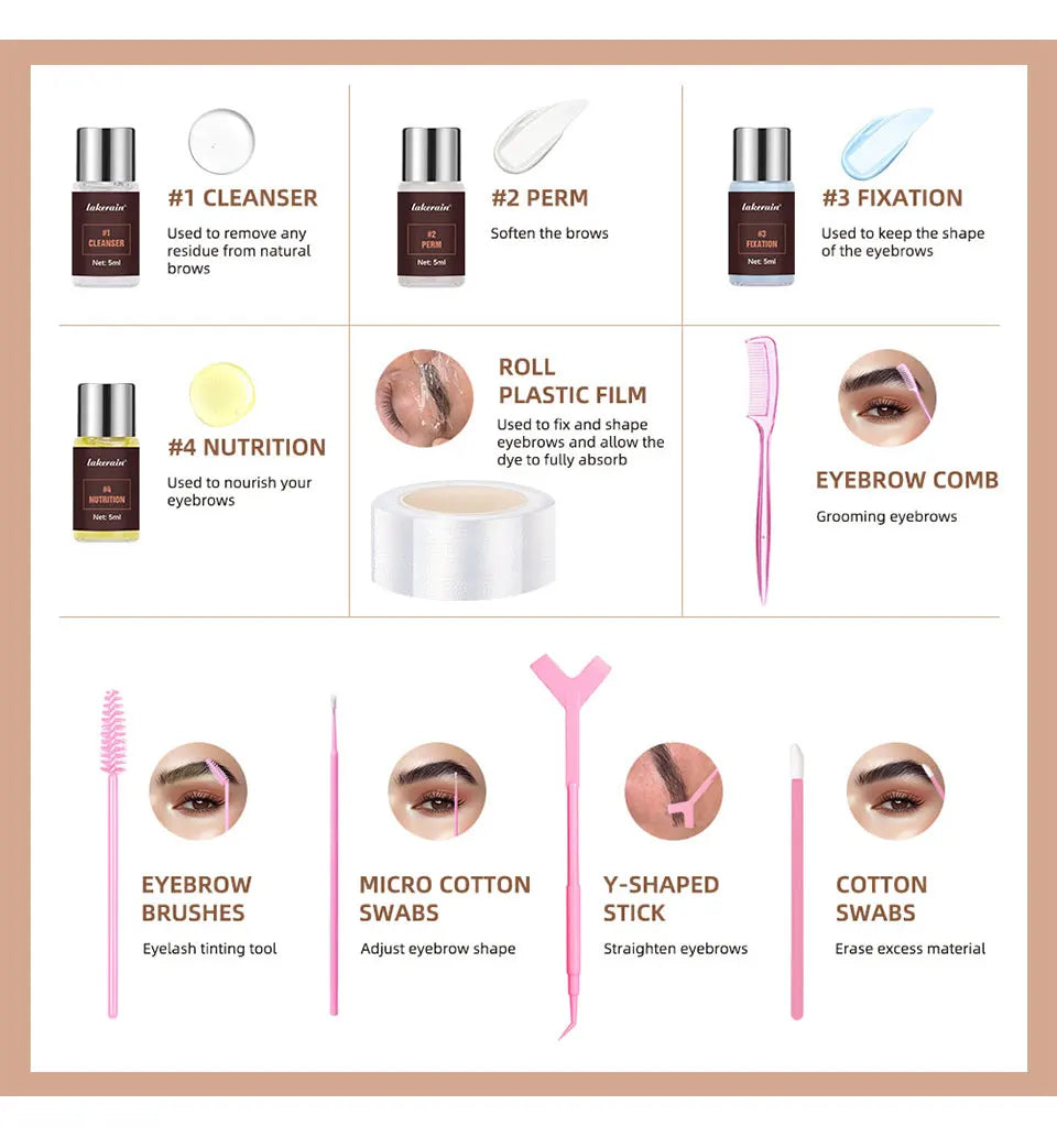 Professional Eyebrow Lamination Perming Kit - 23