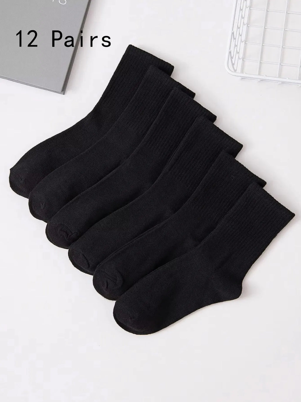 Polyester Spandex Blend Casual Dress Socks