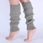 Polyester Elastane Knit Knee High Leg Warmers