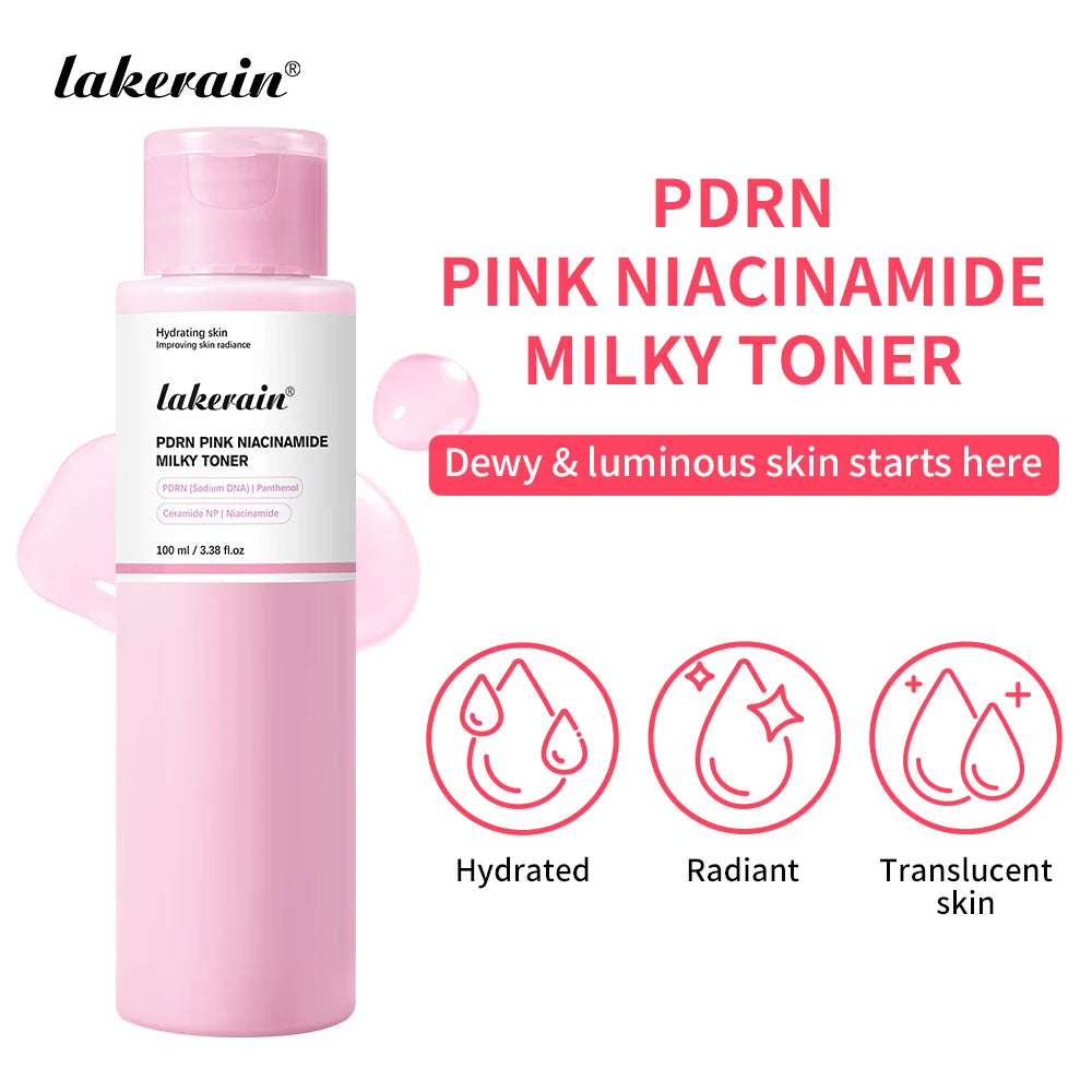 PDRN Niacinamide Milky Facial Toner Hydrating Skincare Lotion