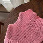 Cotton Blend Breathable Vertical Striped Long Socks For Women