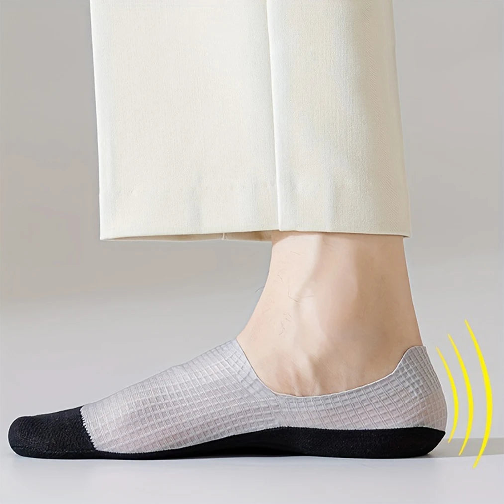 Cotton Blend Low Cut Breathable Invisible Socks