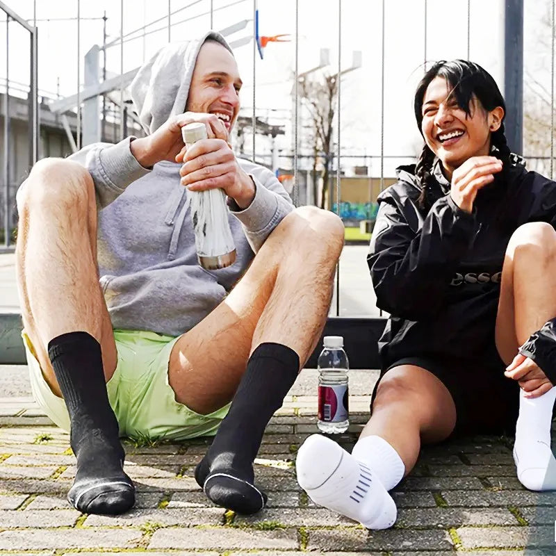 Nylon Spandex Crew Sports Socks for Men