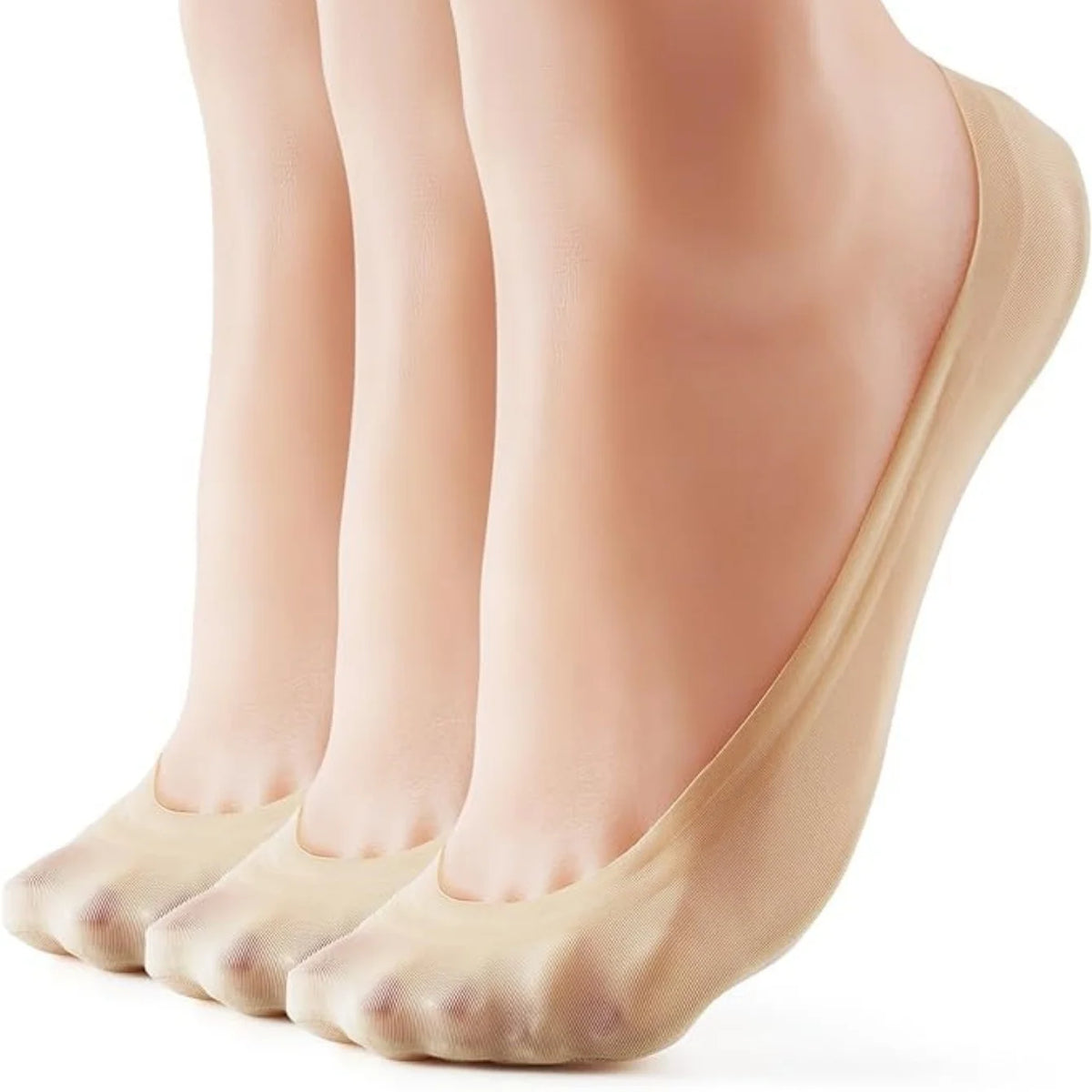 Nylon Elastane Invisible Low Cut Non Slip Liner Socks