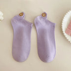 Cotton Embroidered Animal Crew Socks