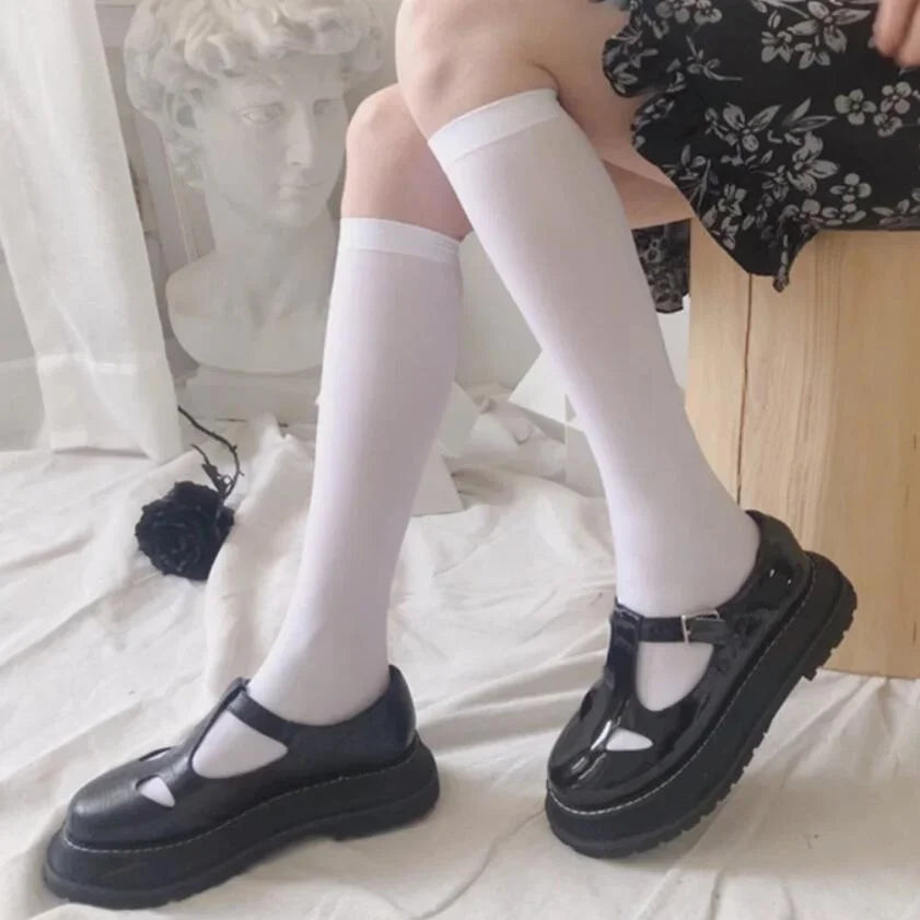 Acrylic Knitted Leg Warmers 40cm