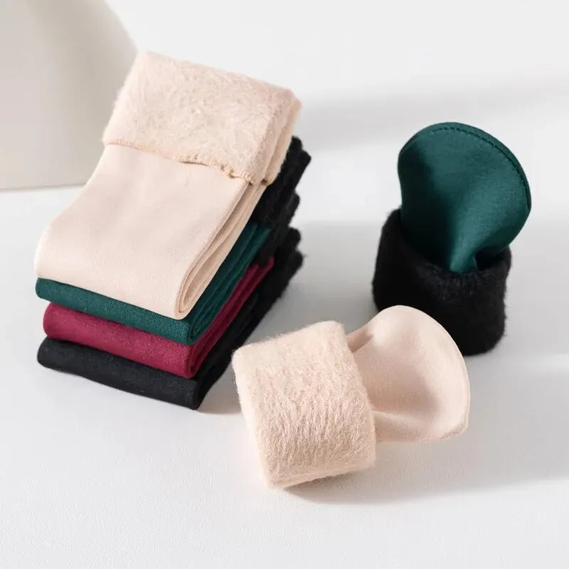 Polyester Fleece Lined Winter Socks