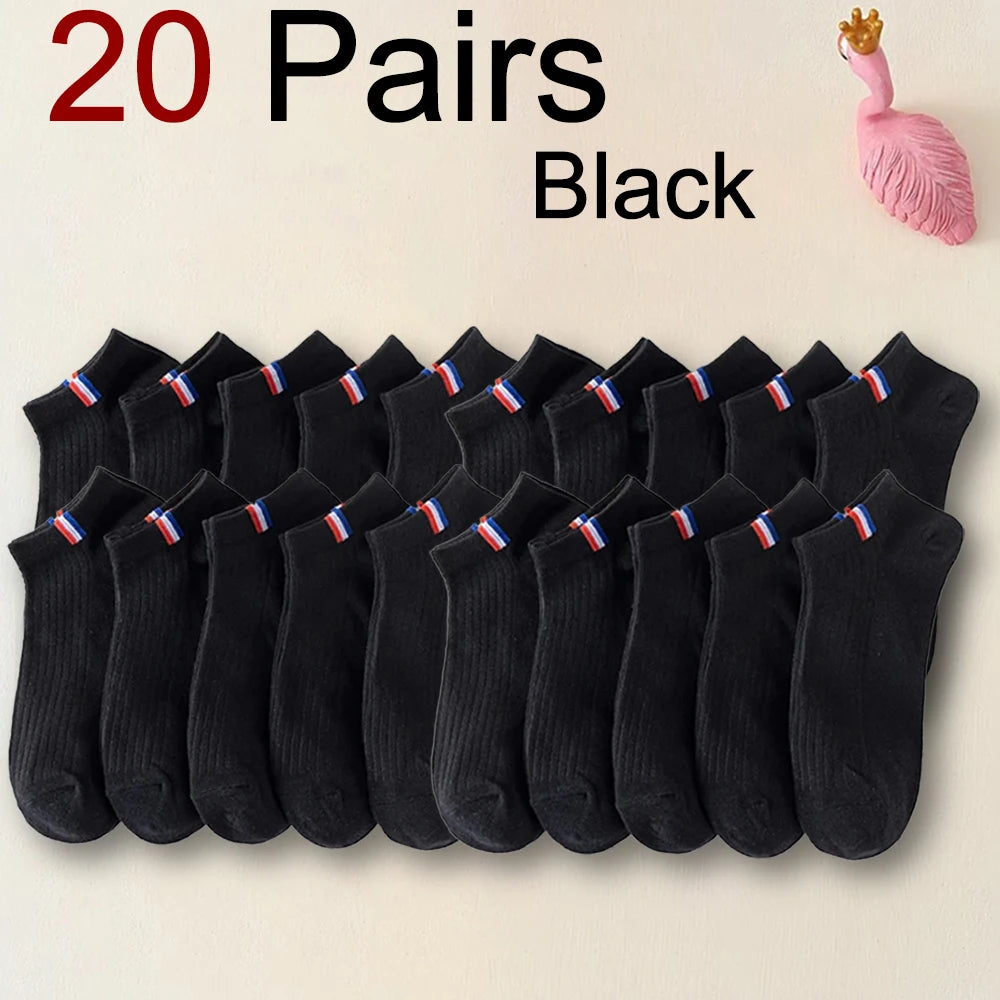 Polyester Spandex Ankle Socks Breathable Sports Casual Footwear