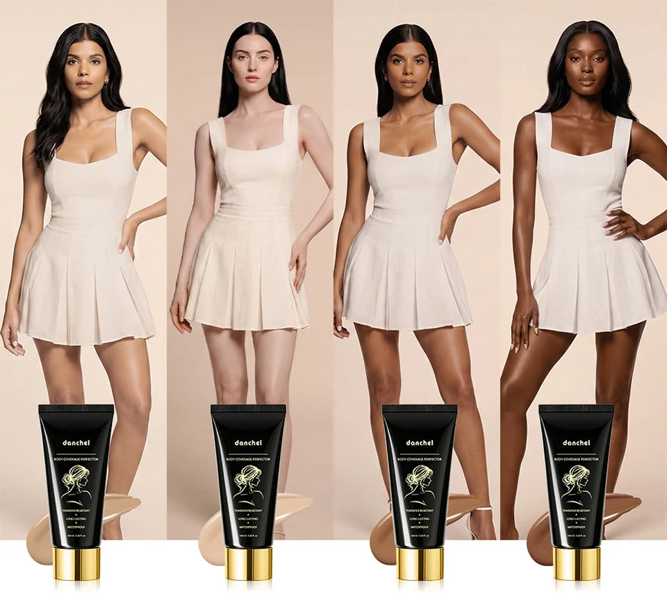 Waterproof Full Coverage Body Concealer Cream for Scars and Tattoos