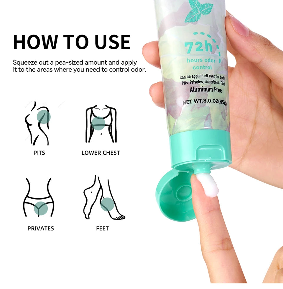 Full Body Deodorant Invisible Cream - 12