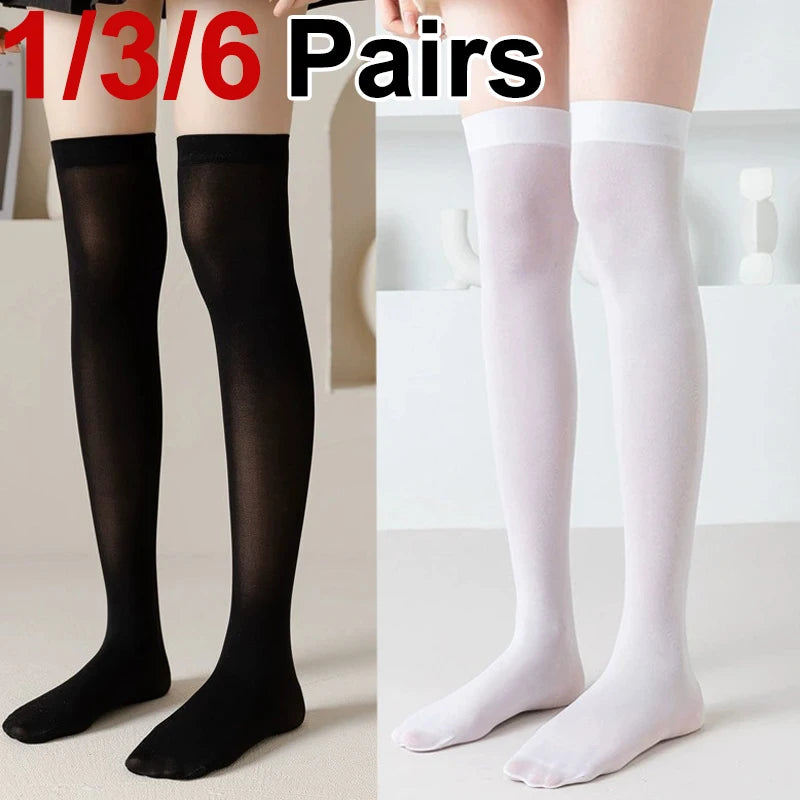 Nylon Spandex Knee High Stockings